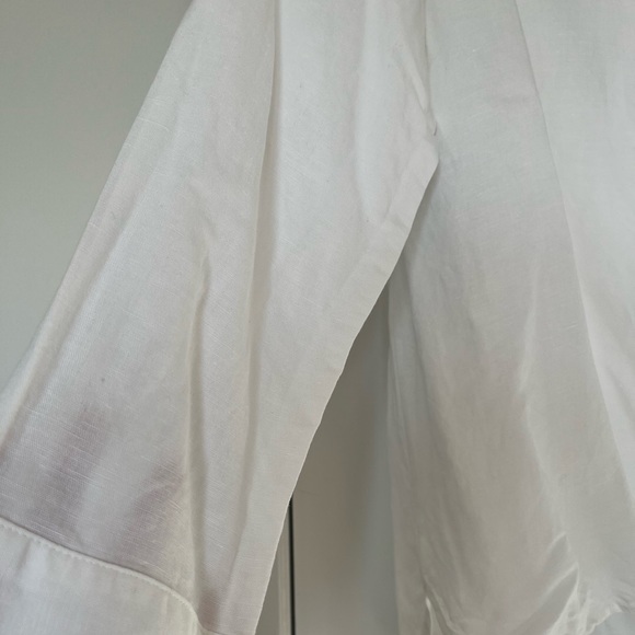 Oversized linen button up top - Picture 4 of 6